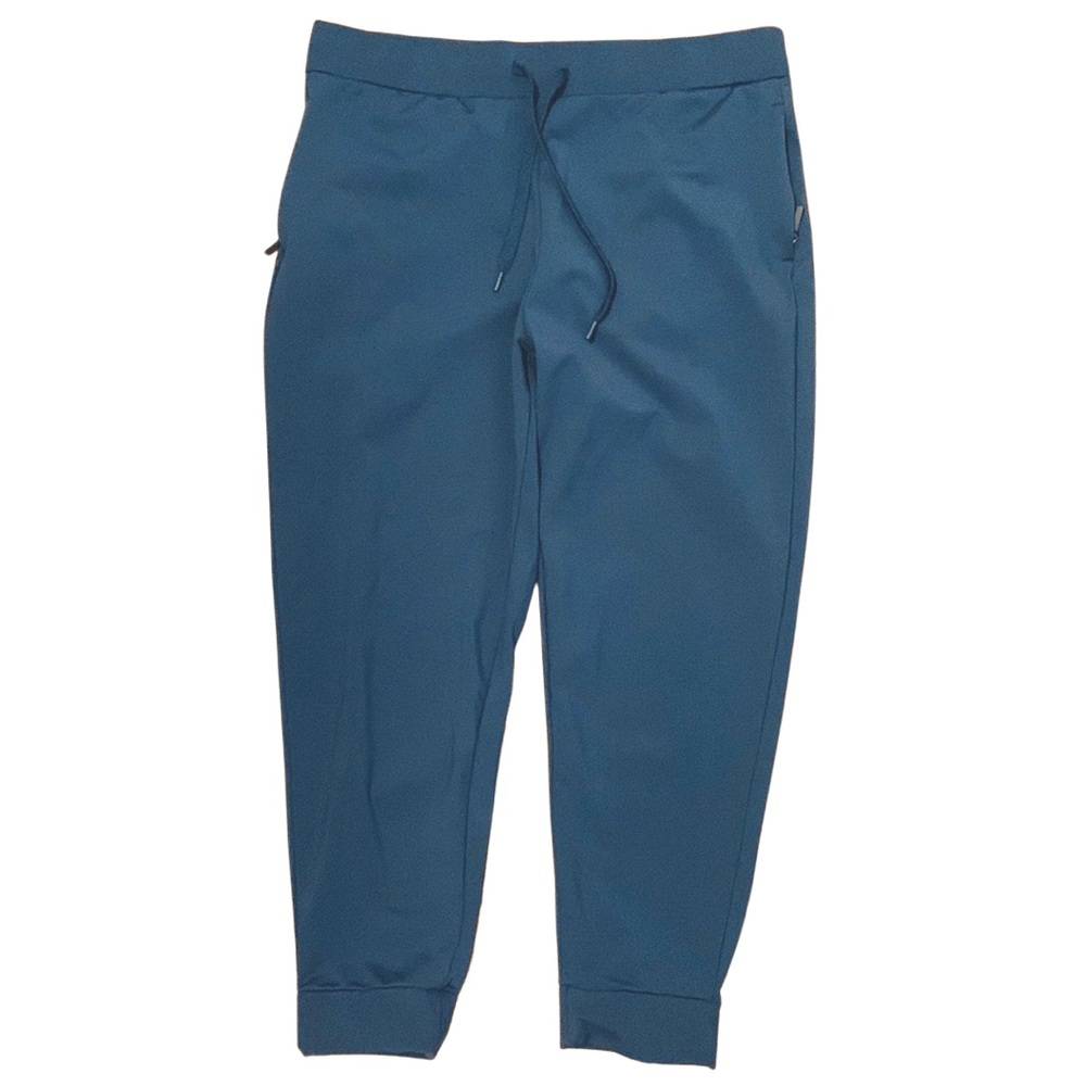 32 Degrees Heat Joggers Mens XL Blue Fleece Lined Sweatpants Zip Pockets